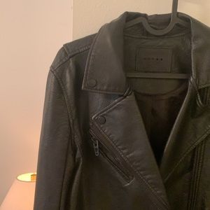 Vegan leather jacket